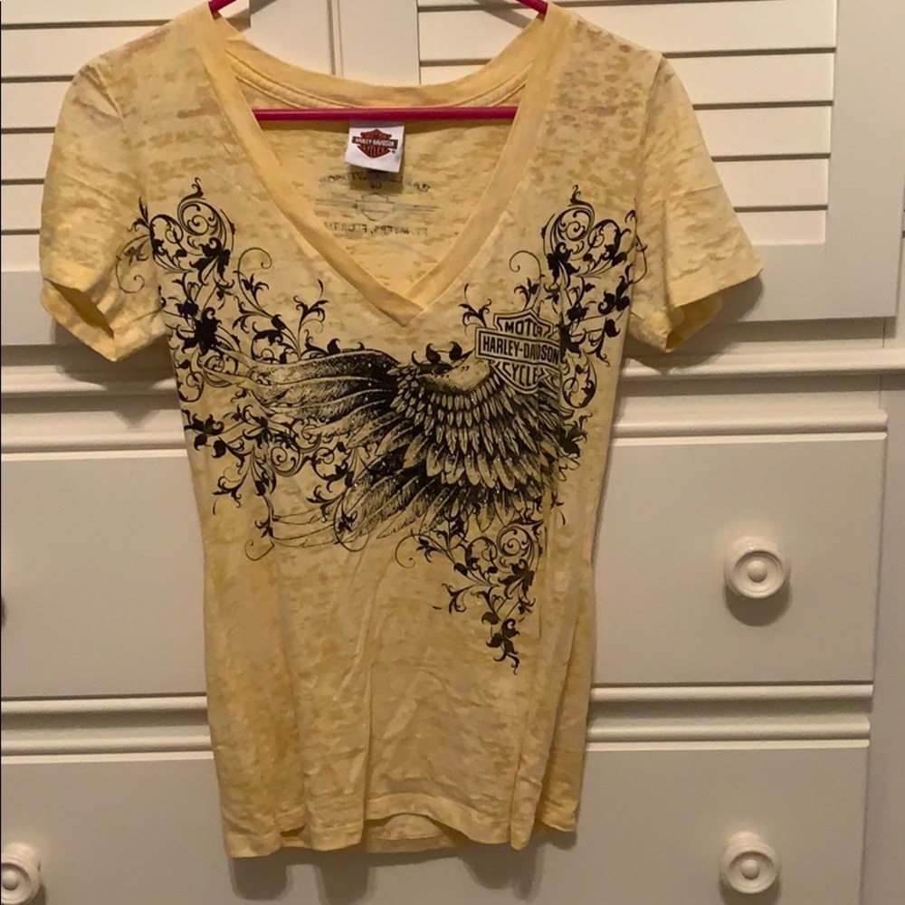 Harley Davidson Shirt with Rhinestones